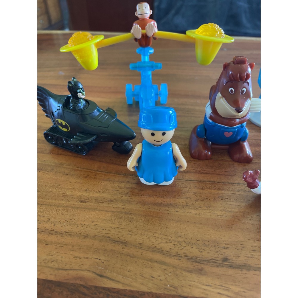 Assorted Vintage McDonalds Toys Lot Batman Curious George Luigi Barbie 80s 90s - Picture 2 of 4